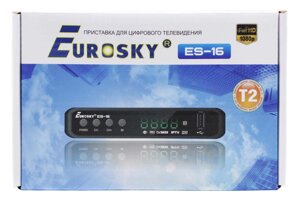 ТВ-ресивер тюнер Eurosky ES-16/DVB-T 2 (Гарантія 1рік)