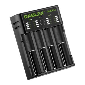 Зарядний пристрій rablex RB404/IMR/li-ion/ni-MH/ni-CD/18650 та ін. AA, AAA та ін.