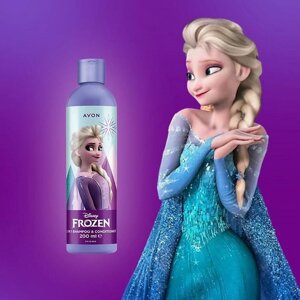 Дитячий шампунь для волосся Avon Frozen 200 мл Дитячий ароматний шампунь М'який шампунь для дитячого волосся