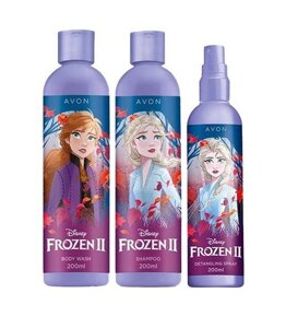 Дитячий набір Avon Frozen дитячий шампунь-кондиціонер для волосся гель для душу дитячий спрей для тіла
