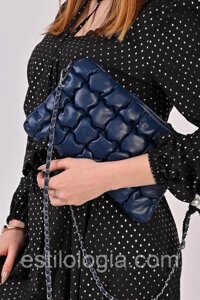 Мила жіноча сумочка-клатч на довгому ремінці 18*29*6 у кольорах Сірий