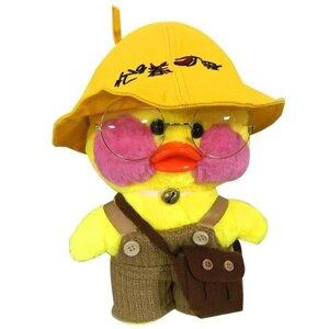 Плюшева качка "LaLaFanFan Duck"м'яка іграшка ЛаЛаФан качка Рожевий
