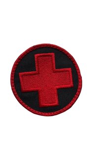 Шеврон-патч Медичний Хрест на липучці INSHE-014