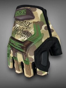 Рукавички тактичні Mechanix M-Pact відкриті мультикам безпалі