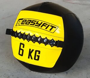 Медичний м'яч EasyFit Wall Ball (медбол, волболл) 6 кг