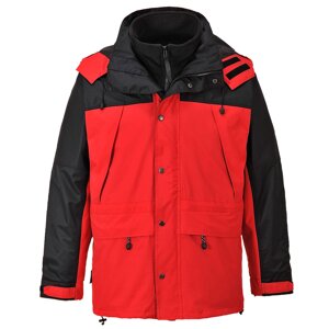 Куртка S532RER утеплена, червона 3XL