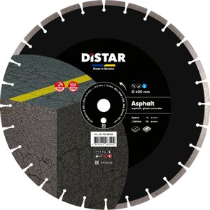 Коло алмазне DistarAsphalt 400*3,5*25,4 асфальтом, свіжим бетоном (10170085108)