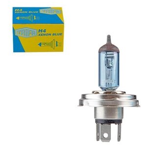 Лампа автомобільна Галогенна лампа для перегонів (rallye) H4 12 V 60/55 W blue (61666)