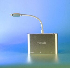 Адаптер Lightning — HDMI VGA Audio 3.5 мм для iPhone, iPad, iPod