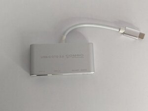 Адаптер type-C to USB 3.0, USB 2.0, SD, TF, microusb