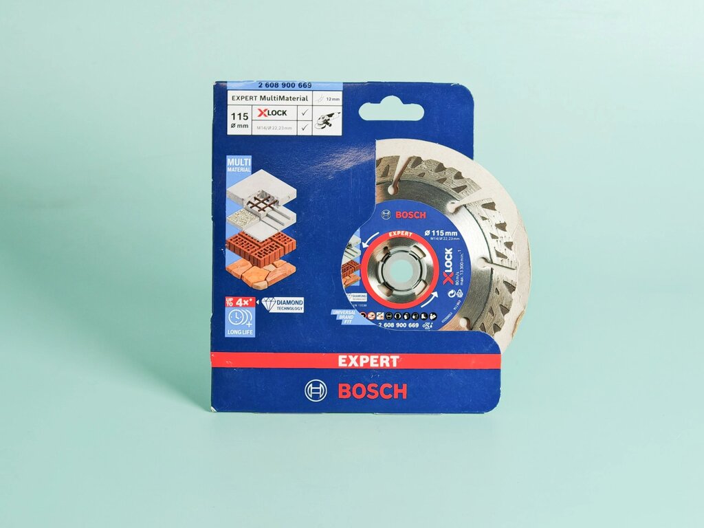 Алмазний відрізний диск bosch expert multimaterial x-lock 115x22,23x2,4x12 мм - bosch від компанії Артур Захаров - фото 1