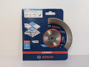 Алмазні відрізні диски Bosch Professional 1x Expert HardCeramic X-LOCK (для твердої плитки)125 мм,