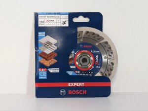 Діамантовий відрізний диск BOSCH expert multimaterial X-LOCK 115X22,23X2,4X12 мм - BOSCH