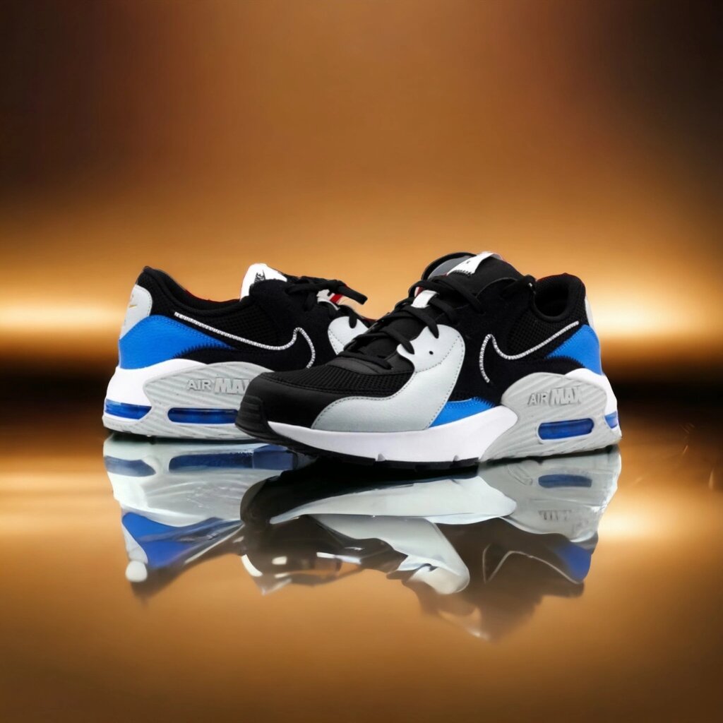 Чоловічі кросівки Nike Air Max Excee DQ3993-002 43 (9.5US) 27.5 см Чорні/Білий/Блакитний 42.5 розмір у наявність від компанії Артур Захаров - фото 1