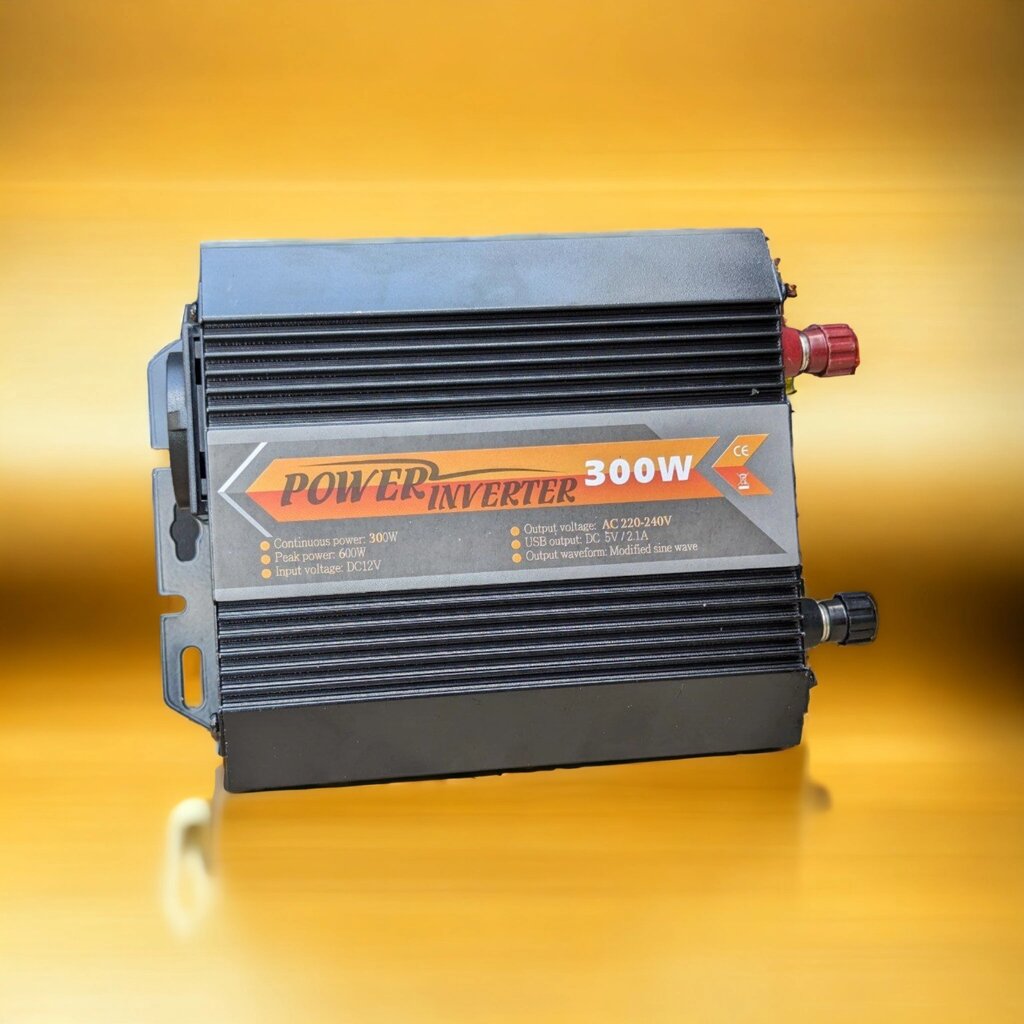 Інвертор перетворювач напруги 12v 300w power inverter t8093u з модифікованою синусоїдою. від компанії Артур Захаров - фото 1