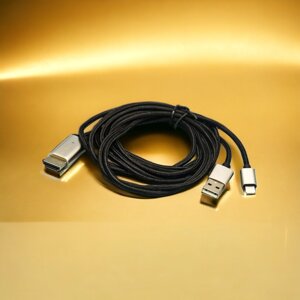 Кабель Lightning to HDMI перехідник Lightning to HDMI 2m HDMI для айфона перехідник hdmi лайтинг