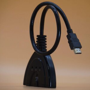Комутатор PowerPlant HDMI — HDMI 3x1 Чорний