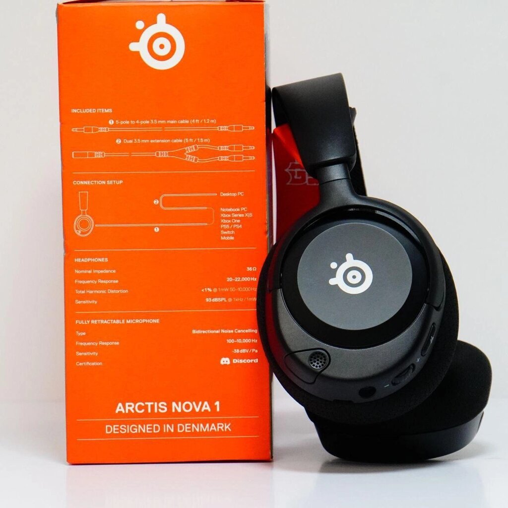 Навушники SteelSeries Arctis Nova 1 Black (Вітринний варіант, стан ідеальний) від компанії Артур Захаров - фото 1