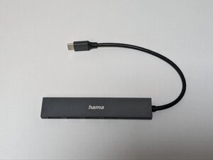 Hama hub преміум кабель usb-c на usb-a