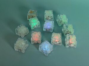 Світлодіодні кубики льоду BauTech – мультиколір, набір 12 штук
