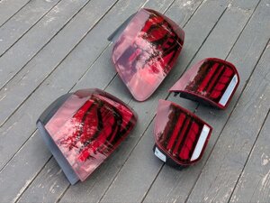 Ліхтарі задні Oled (стопи тюнінг) VW Golf 6 червоні (Витриний варіант, у використанні не були, наявність подряпини)