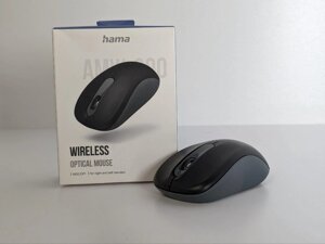 Миша Hama AMW-200 Black/gray