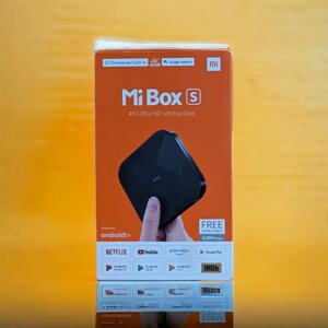 Приставка, глобальна версія smarttv mi box s 2/8 (mi box 4) smart tv (mdz-2))(вітринний варіант)