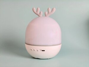 Світильник нічник проєктор із BT колонкою 1 Вт, 10 вкладок, АКБ, Cute Elf