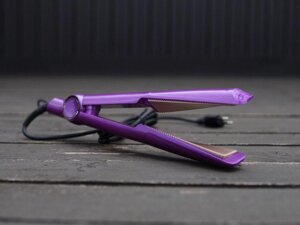 Професійна плойка щипці Curl & Straight 2в1 спіральний випрямляч волосся Чорно-сріблястий