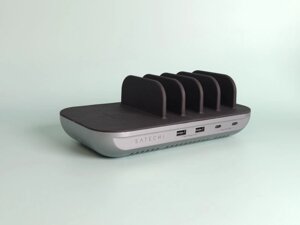 Зарядна станція Satechi Dock5 Multi-Device Charging Station Gray