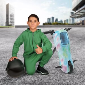 Drift Trike Scooter Дитячий Електричний триколісний велосипед LED Drift Wheels 360° дросель 250 Вт