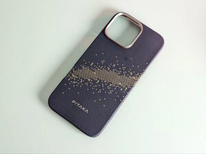 Чохол Pitaka Tactile Woven Case StarPeak MagEZ для Apple iPhone 16 Pro Max Milky Way Galaxy