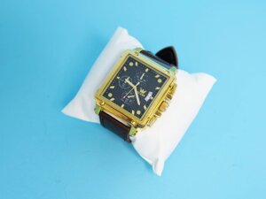 Чоловічий годинник OLEVS Square з коричневим шкіряним хронографом, модний діловий годинник, водонепроникний, світний