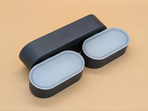 LASIDE LED вуличний настінний світильник, 2x регульованих прожектораантрацитово-сірий 600 лм (паковання пошкоджене