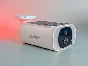 Вулична Wi-Fi IP камера ANRAN C3 2K 3MP із сонячною панеллю, нічною підсвіткою, датчиком руху