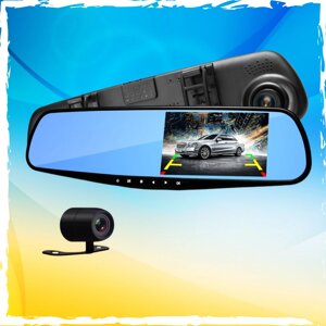 Автомобільне дзеркало відеореєстратор для машини 1080p камерою заднього виду