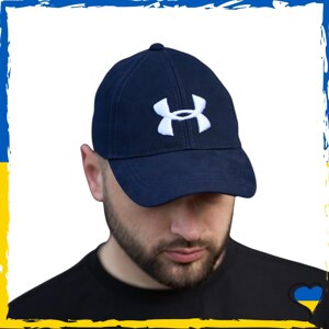 Кепка Under Armour. Кепка UA, Андер Армор. Унісекс, темно-синя. Шапка 57-59р