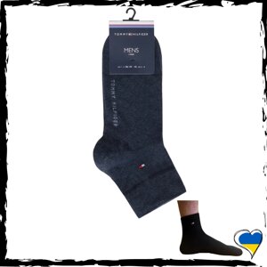 Шкарпетки Tommy Hilfiger. Шкарпетки Томмі хілфігер сині. Носки TH 39-46