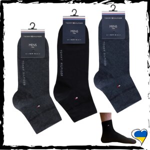 Шкарпетки Tommy Hilfiger середні. Шкарпетки Томмі хілфігер. Носки TH 39-46