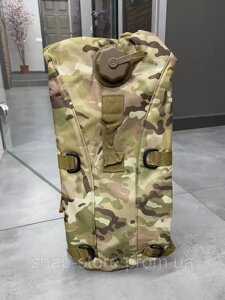 Військовий гідратор для води 3 літри Мультикам, Тактичний гідратор-рюкзак для військових