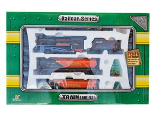 Дитяча залізниця з локомотивом і вагонами Fenfa Train Set Червоний FavGoods