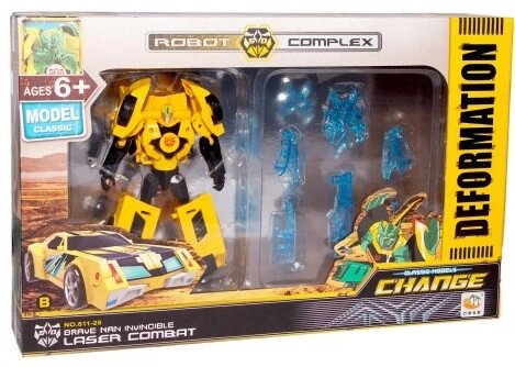 Дитячий робот трансформер Bamblebee 4 види 611-25 від компанії Кілометр - фото 1