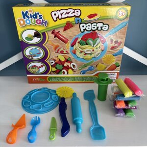 Набір Дитячого Тіста для Ліплення з Формами Kid's Dough Pizza'n'Pasta Піца та Паста