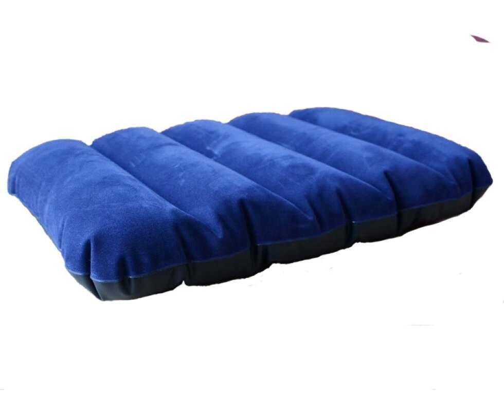 Надувна Подушка Intex Для Плавання, Довжина 43 см, Ширина 28 см, Висота 9 см, Синій Колір від компанії Кілометр - фото 1