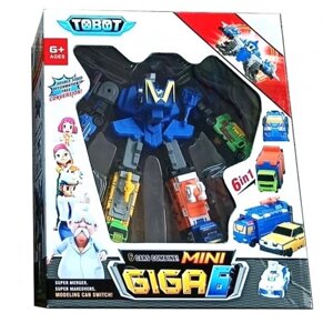 Іграшковий Робот Трансформер з Мультика Тобот Mini Giga 6 в 1