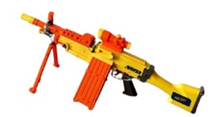 Дитячий Бластер-кулемет Saw Nerf Elite 010 на батарейках