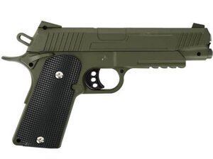 Іграшковий Пістолет G. 38G У Військовому Зеленому Кольорі – Металевий Корпус З Цинкового Сплаву