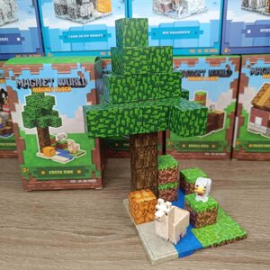 Магнітний Конструктор Minecraft Т9905 - Гра-Пригода З Блоками, Фігурками І Будівництвом