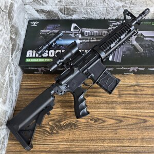 Дитячий пластиковий автомат M4A1 Vigor з ліхтариком для 6 мм пластикових куль.