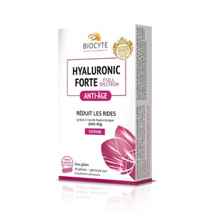 Дієтична добавка для згладжування зморшок Biocyte Hyaluronic Forte Full Spectrum